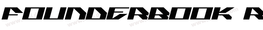 FounderBook Regular字体转换